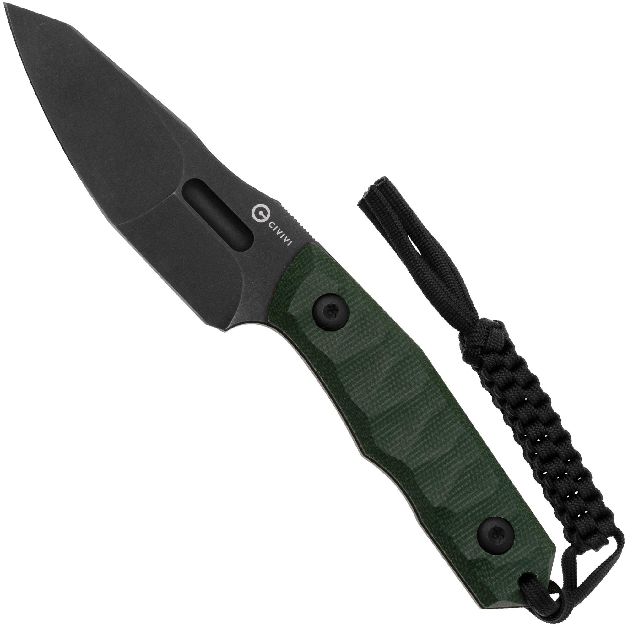 Nóż z głownią stałą Civivi Propugnator C23002-2 Green Canvas Micarta