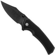 Civivi Vexillum C23003D-1 Blackwashed Nitro-V, Milled Black G10, couteau de poche