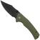 Image pour Civivi Vexillum C23003D-2 Blackwashed Nitro-V, Milled OD Green G10, couteau de poche
