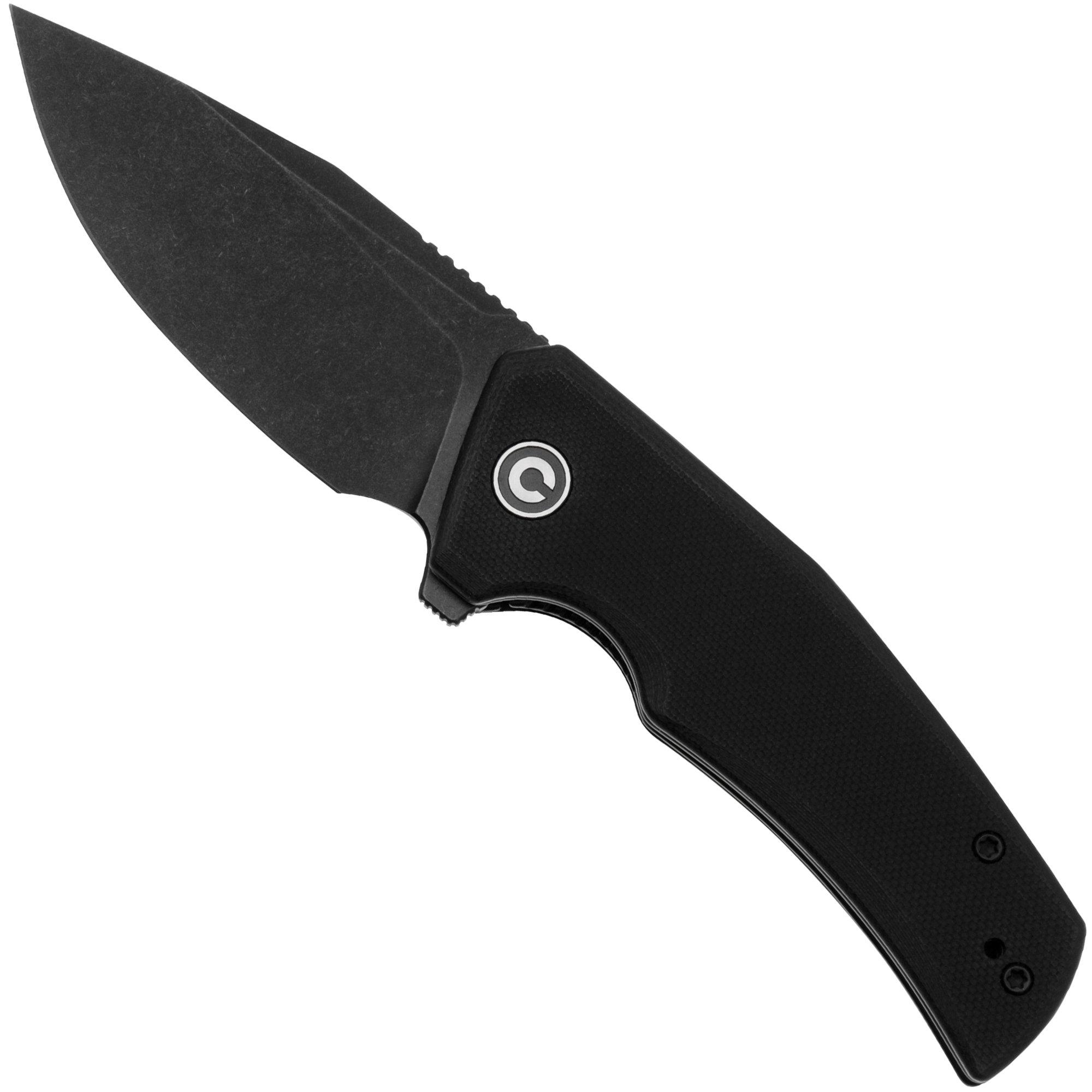 Nóż składany Civivi Regulatron C23006-1 Blackwashed Nitro-V, Black G10