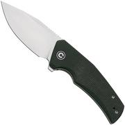 Civivi Regulatron C23006-2 Satin Nitro-V, Green Canvas Micarta navalha