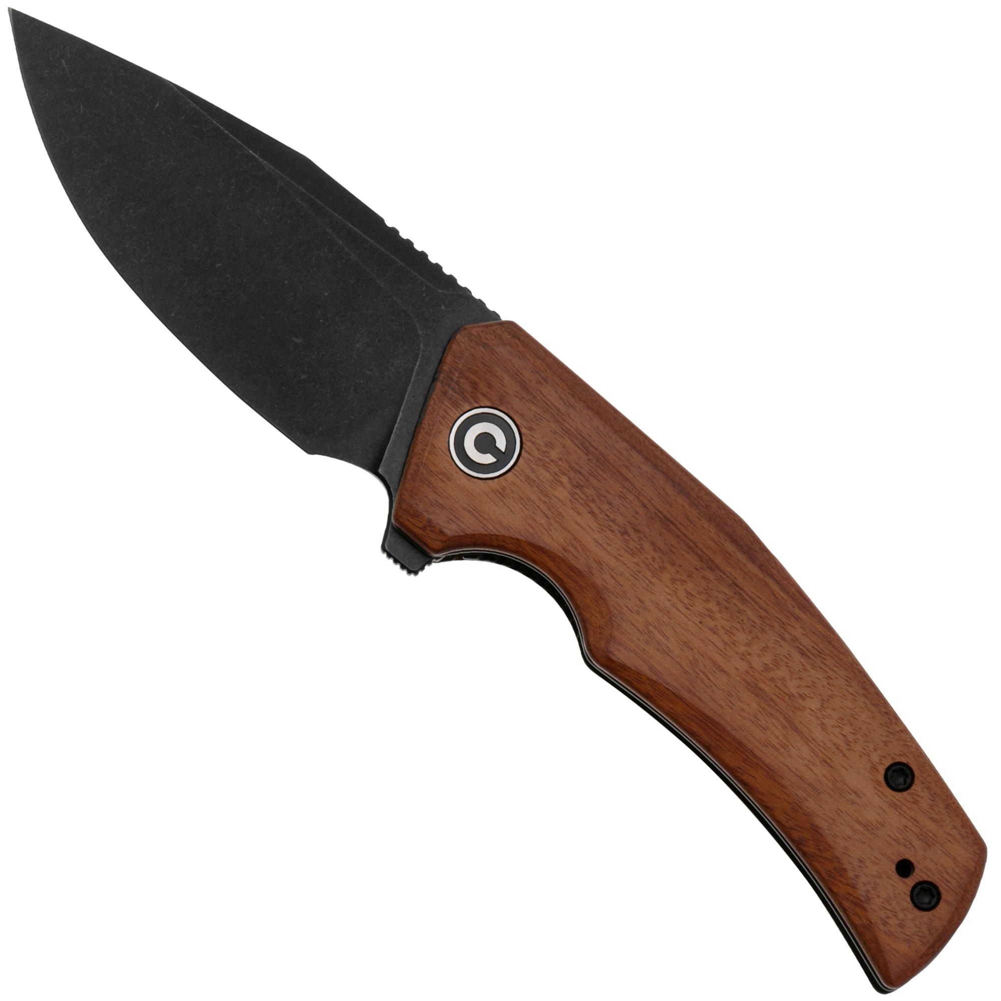 Nóż składany Civivi Regulatron C23006-3 Blackwashed Nitro-V, Guibourtia Wood