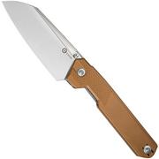 CIVIVI Hid C23008-3 Satin, Brown G10, pocket knife, Ostap Hel Design