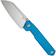 Image for Civivi Hid C23008-5 Satin 14C28N, Blue G10, pocket knife, Ostap Hel design