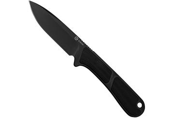 Civivi Mini Elementum Fixed Blade C23010-1 Black G10, Blackwashed, couteau de cou