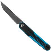 Civivi KwaiQ C23015-3 Blackwashed Nitro-V, Milled Blue Black G10, coltello da tasca