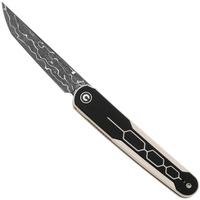 Obraz dla Nóż składany Civivi KwaiQ 23015-DS1, Damascus, Milled Ivory Black G10
