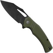 Civivi BullTusk C23017-2 Blackwashed Sandvik 14C28N, OD Green Coarse G10, Taschenmesser