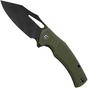 Imagen para Civivi BullTusk C23017-2 Blackwashed Sandvik 14C28N, OD Green Coarse G10, navaja