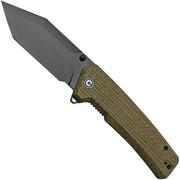 CIVIVI Bhaltair C23024-3 Green Burlap Micarta, Black Blade, pocket knife