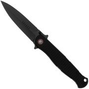 Civivi RS71 C23025-2 Blackwashed Nitro-V, Milled Black G10 pocket knife, Robert Saniscalchi design