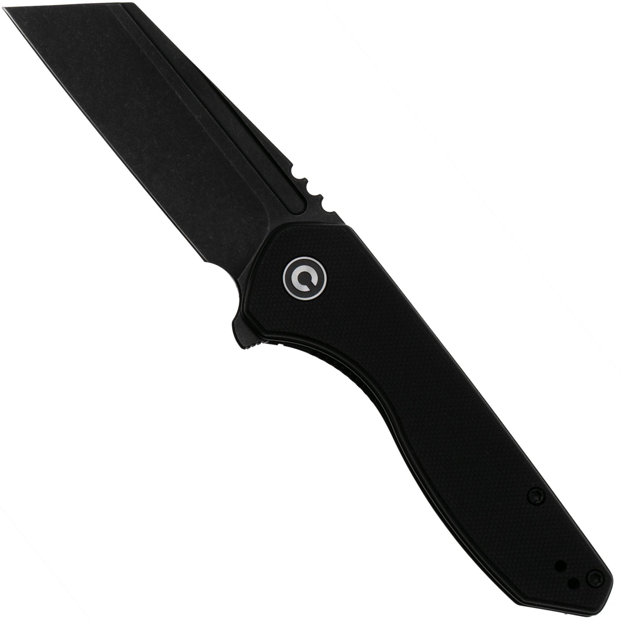 Nóż składany Civivi ExOne C23036-1 Blackwashed Nitro-V, Black G10, projekt Brian Brown