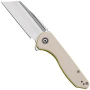 Civivi ExOne C23036-2 Satin Nitro-V, Ivory G10 coltello da tasca, Brian Brown design