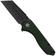 Image for Civivi ExOne C23036-3 Blackwashed Nitro-V, Green Canvas Micarta pocket knife, Brian Brown design