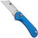 Imagen para Civivi Elementum Utility C23039B-2 Blue Aluminum, Stonewashed Blade Holder, Plain 6Cr Blade Civivi Elementum Utility C23039B-2 Blue Aluminum, Stonewashed Blade Holder, Plain 6Cr Blade navaja multiusos