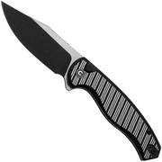 CIVIVI Stormhowl C23040B-1 Blackwashed Satin Nitro-V, Milled Black Aluminum, pocket knife