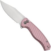 CIVIVI Stormhowl C23040B-3 Satin Nitro-V, Milled Light Pink Aluminum, couteau de poche