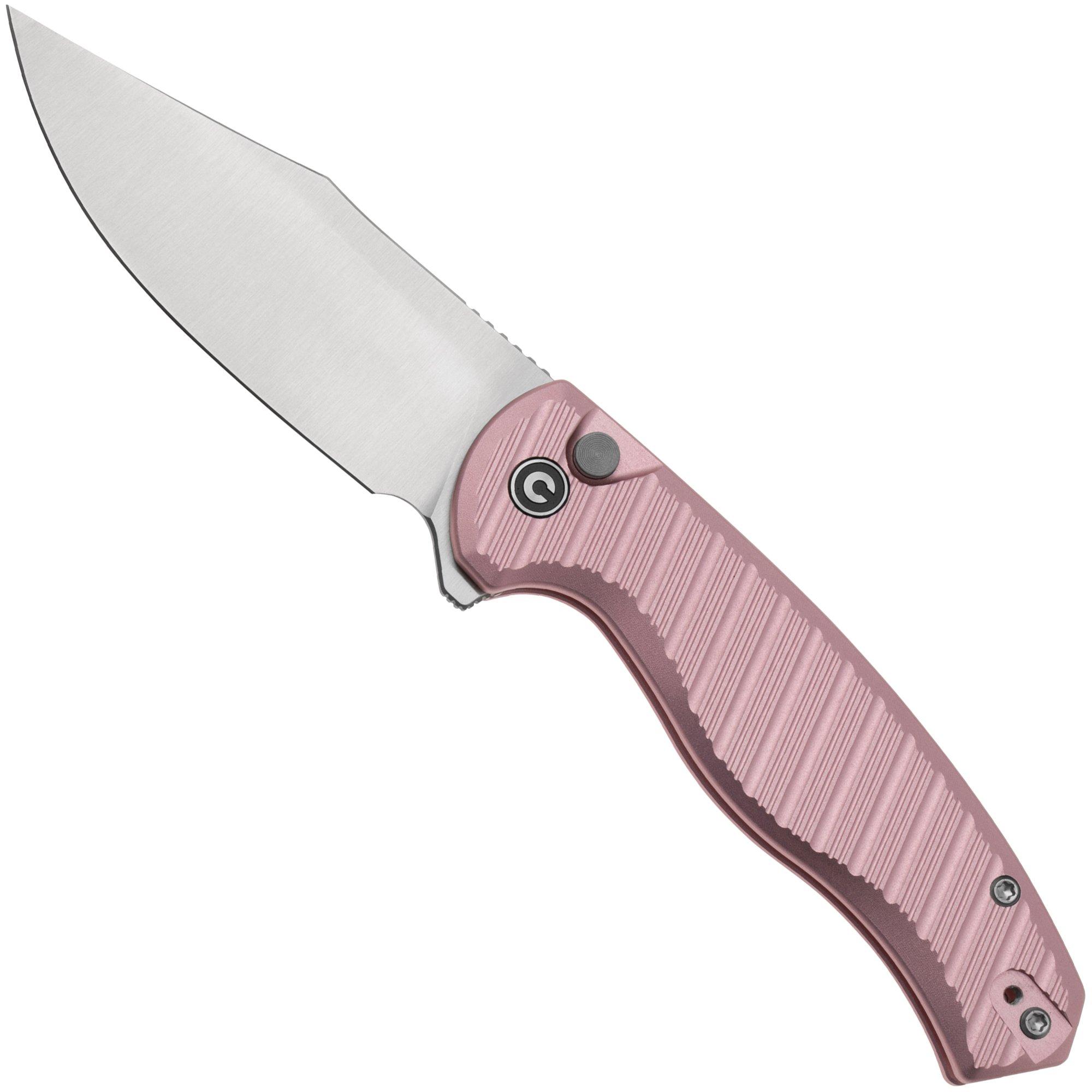 Nóż składany Civivi Stormhowl C23040B-3 Satin Nitro-V, Milled Light Pink Aluminium