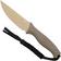 Afbeelding voor CIVIVI Stormridge C23041-2 Desert Tan Stonewashed Nitro-V, Tan G10, vaststaand mes