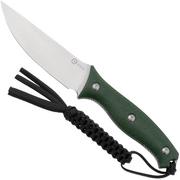 CIVIVI Stormridge C23041-3 Satin Nitro-V, Green Canvas Micarta, vaststaand mes