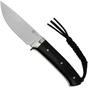 Image for Civivi Cloud Peak C23044-1 Satin Nitro-V, Black G10, Nickel Silver Guard, fixed knife