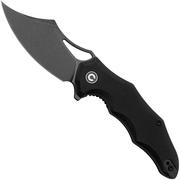 CIVIVI Chiro C23046-1 Blackwashed, Black G10, zakmes