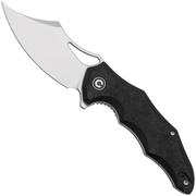 CIVIVI Chiro C23046-3 Satin, Black Shredded G10, zakmes