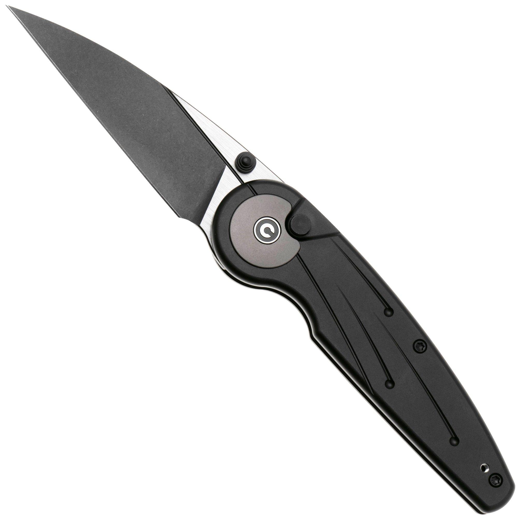 Nóż składany Civivi Starflare C23052-1 Blackwashed Satin Flat Nitro-V, Black Aluminium