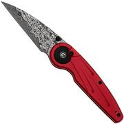 Civivi Starflare C23052-DS1 Damascus, Red Aluminum, coltello da tasca