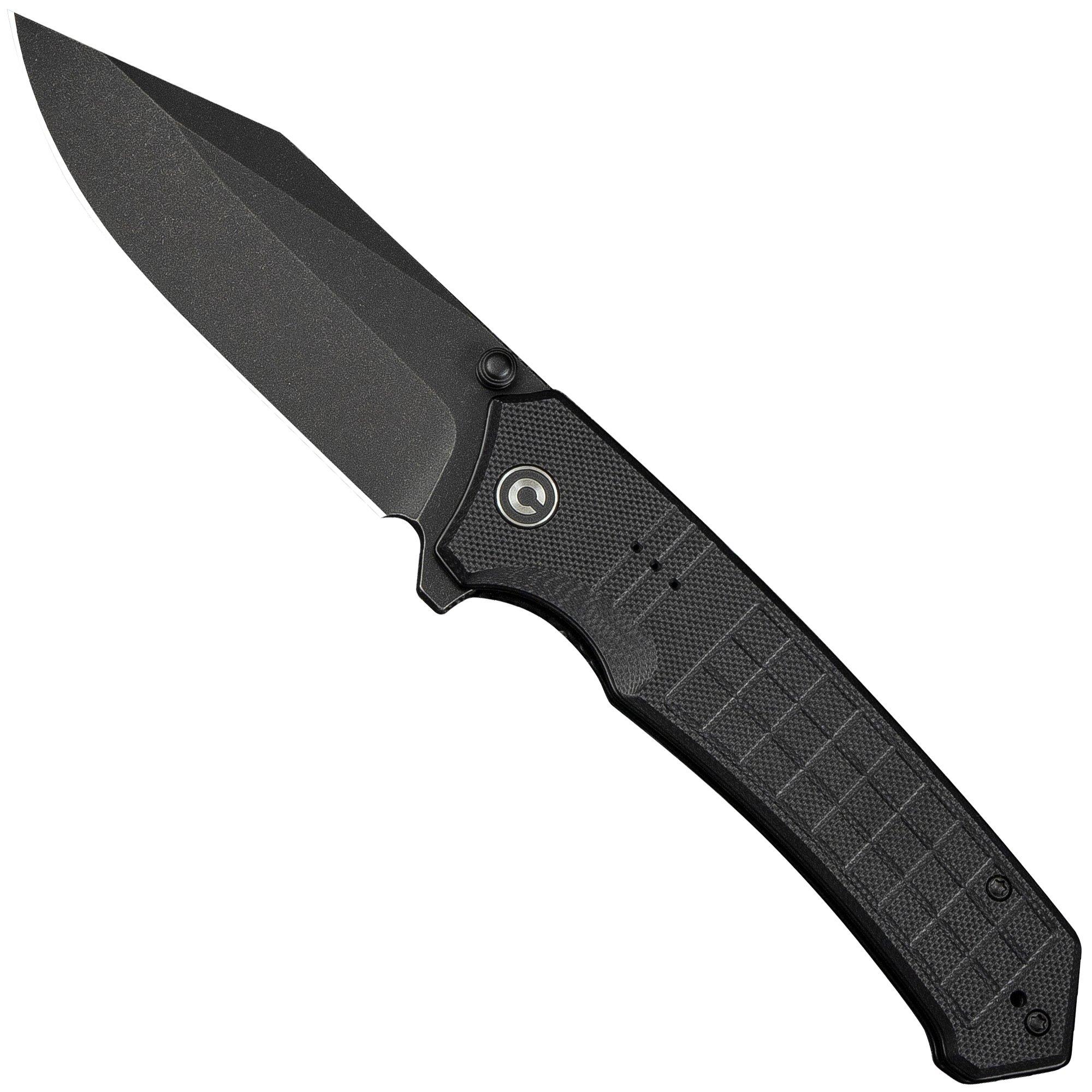 Nóż składany Civivi Tacticorix C23055-1 Blackwashed Nitro-V, Black G10