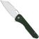 Image for Civivi Nugz C23060-2 14C28N, Green Canvas Micarta pocket knife, Matthew Wehrwein design