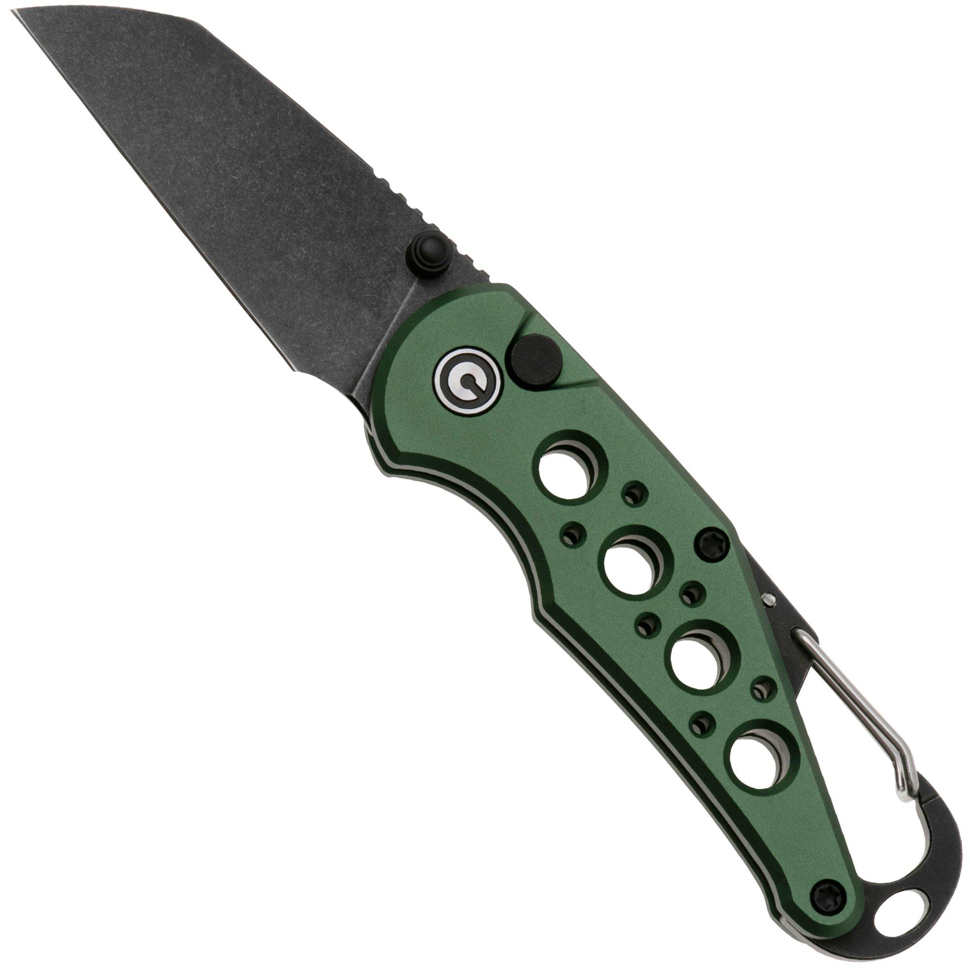 Nóż składany Civivi Pragma C23062B-3 Blackwashed, Green Aluminium