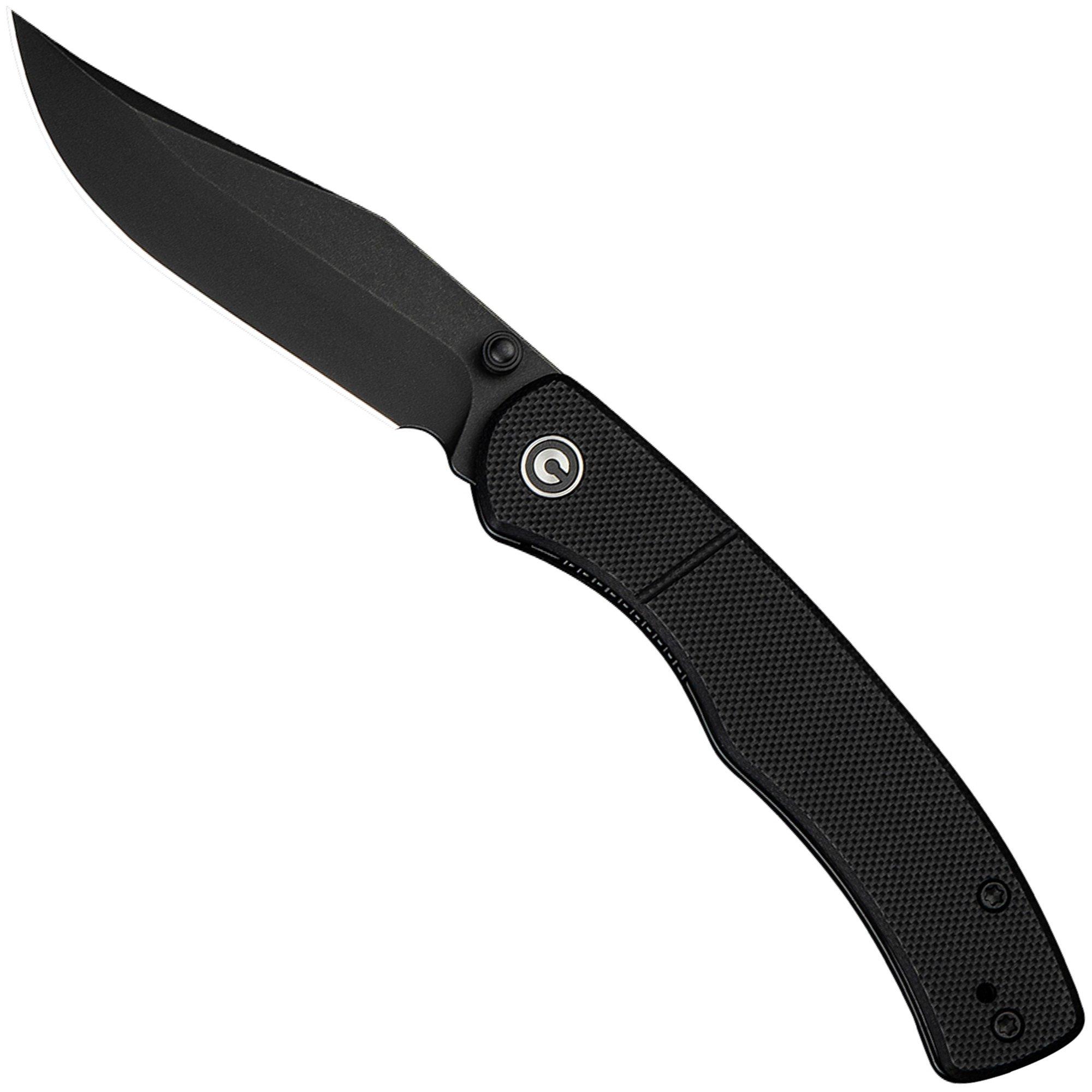 Nóż składany Civivi Clingman C23065-1 Black Stonewashed Nitro-V Black G10, projekt Taylor Martin