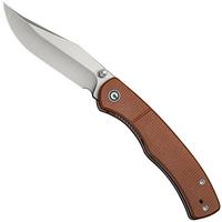 Bild für Civivi Clingman C23065-3 Satin Finished Nitro-V Brown Canvas Micarta, Taschenmesser, Taylor Martin Design