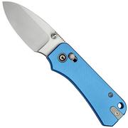 Civivi Baby Banter 2 C23074-1 Satin Blue Aluminum Crossbar Lock, coltello da tasca