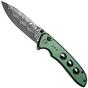 Obraz dla Nóż składany Civivi Hyperpulse C23087A-DS1 Damascus, Green Aluminium