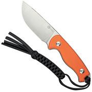 Civivi Timberbark C23094-2 Satin 14C28N, Orange G10, coltello fisso