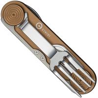 Image pour Civivi Partake C24032C-2, Stainless Steel, Brown Aluminum, couverts outdoor