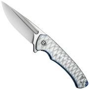 Afbeelding voor Civivi Voidflare C24040-2 Satin 14C28N, Scaled Grey White Resin, zakmes