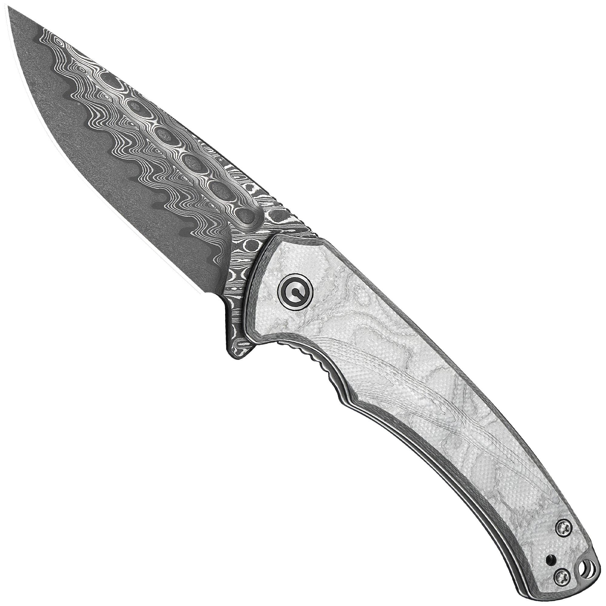Civivi Voidflare C24040-DS1 Damascus, G10 Aluminium Foil, zakmes