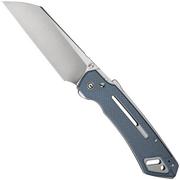 Civivi Buster FG C24052-2 Satin Nirto-V, Blue G10, Taschenmesser, Snecx Tan Design