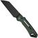 Image for Civivi Buster FG C24052-3 Blackwashed Nitro-V, Green Micarta, pocket knife, Snecx Tan design