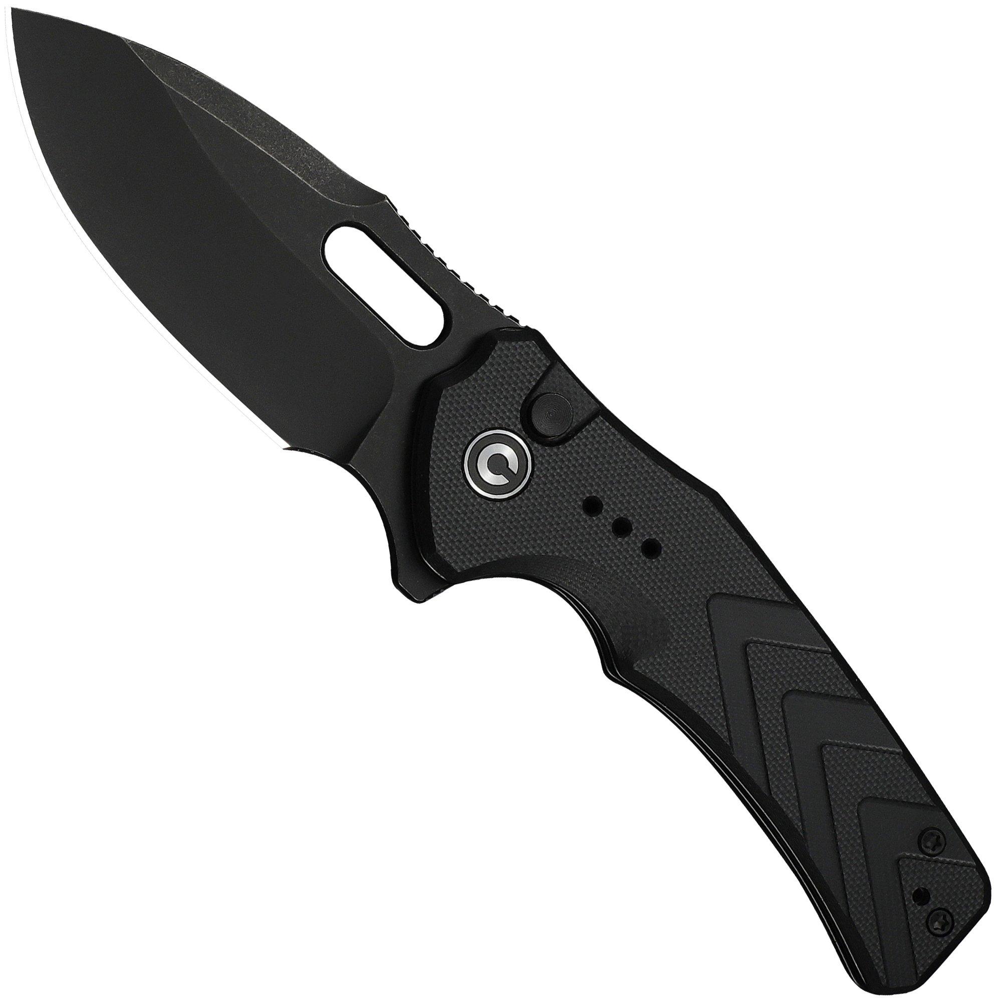 Civivi Vexron C24066-1 Blackwashed 14C28N, Black G10, couteau de poche