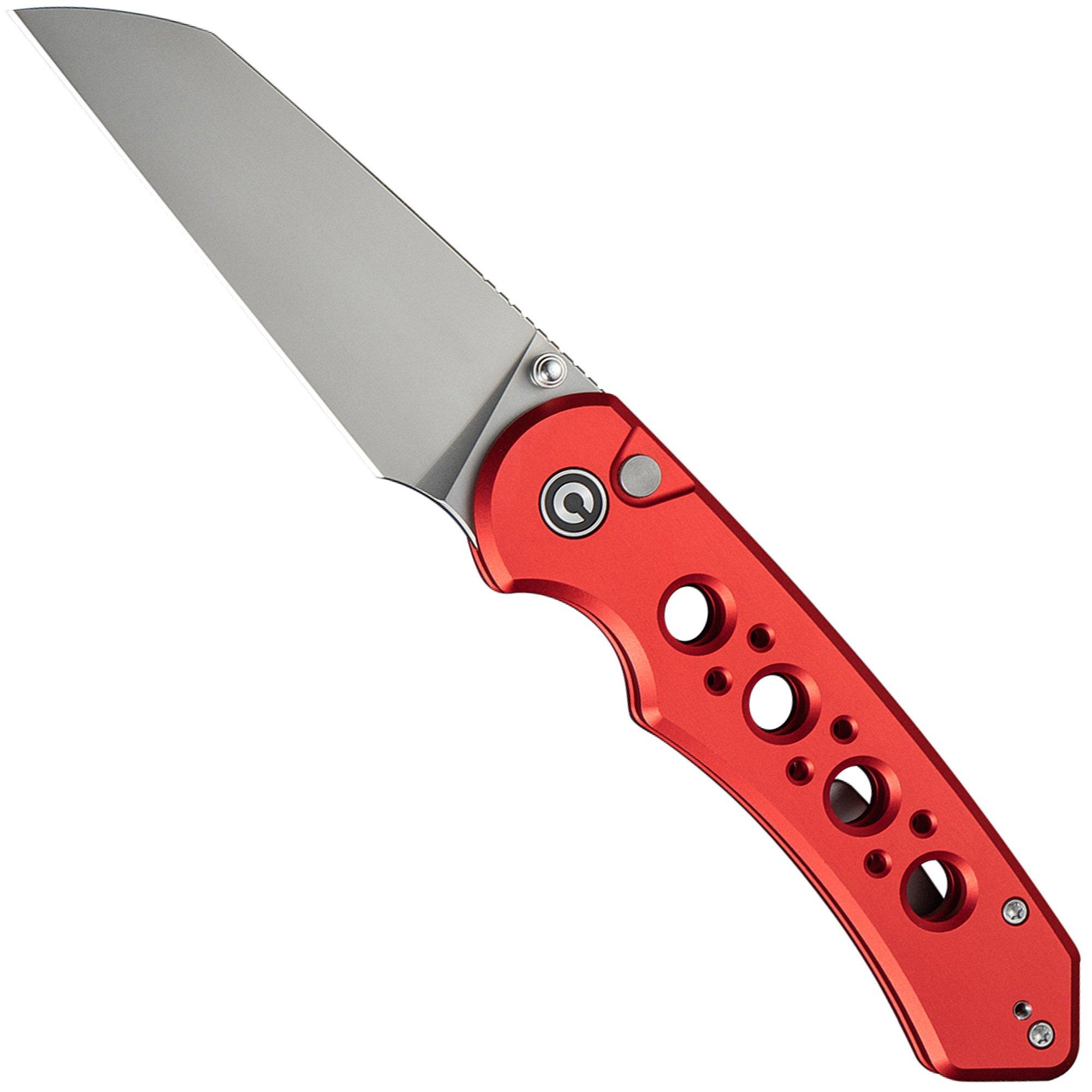 Nóż składany Civivi Pragma Prime C24067-2, Stonewashed 14C28N, Red Aluminum