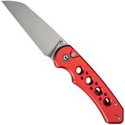 Civivi Pragma Prime C24067-2, Stonewashed 14C28N, Red Aluminum pocket knife
