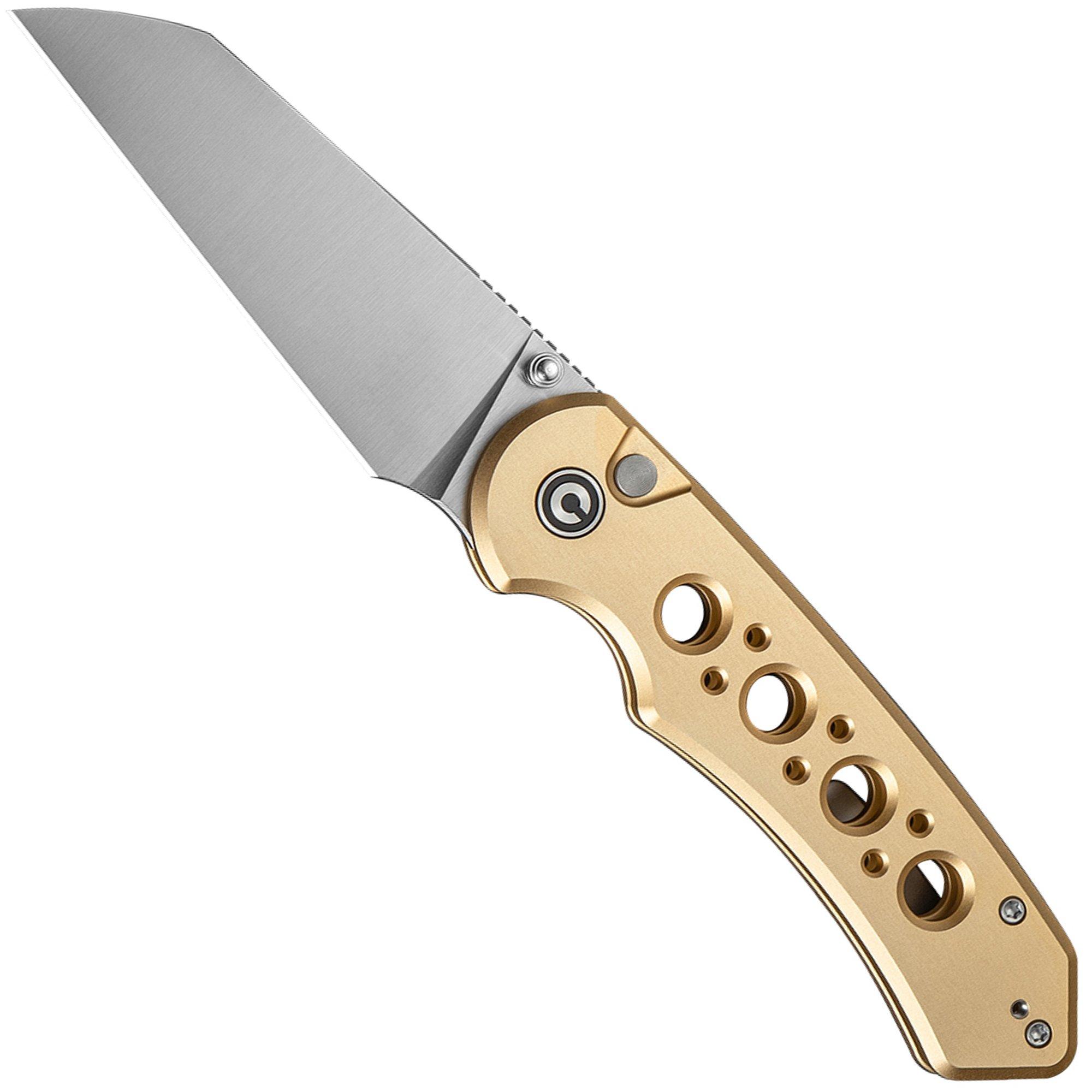 Nóż składany Civivi Pragma Prime C24067-3, Satin Finished 14C28N, Champagne Aluminum