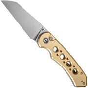 Civivi Pragma Prime C24067-3, Satin Finished 14C28N, Champagne Aluminum Taschenmesser