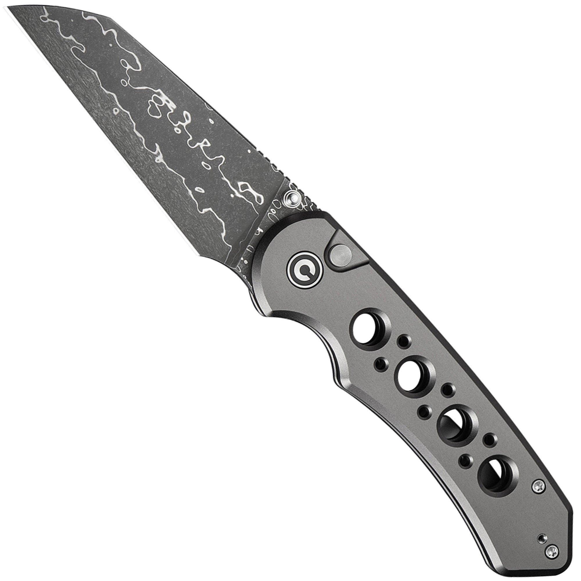 Nóż składany Civivi Pragma Prime C24067-DS1, Damascus, Gray Aluminum