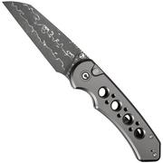 Civivi Pragma Prime C24067-DS1, Damascus, Gray Aluminum, navaja