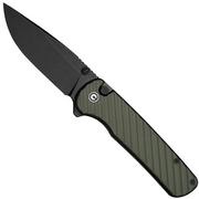 Immagine per Civivi Iron Tide C25011-2, Blackwashed 14C28N, Forest Green Aluminum, coltello  da tasca, design di Pete's Pirate Life